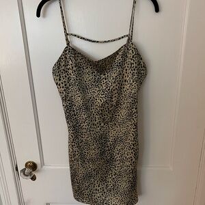Lovers + Friends Leopard Print Mini Dress